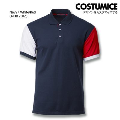 Costumice Design Dashing Polo - Navy+White+Red