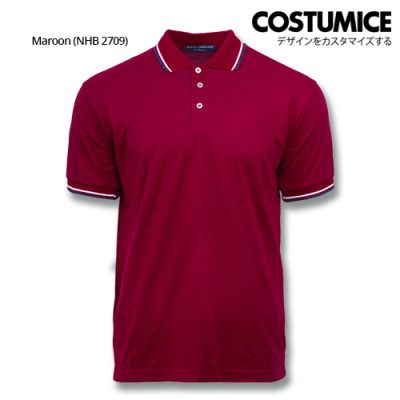 Costumice Design Signature Collection Business Polo - Maroon