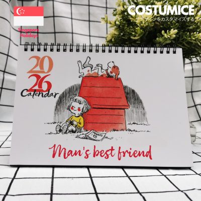 Dogs 2026 Desktop Calendar