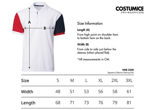 Costumice Design Signature Collection Murphy Polo Size Informat