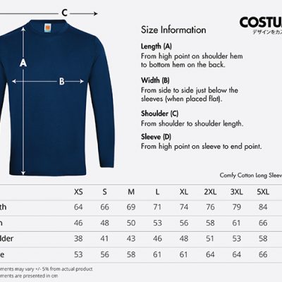 Custom Long Sleeve T-Shirt Printing