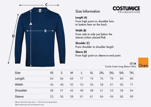 Custom Long Sleeve T-Shirt Printing