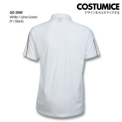 Costumice Design Dri Fit Polo Qd2500 White Back