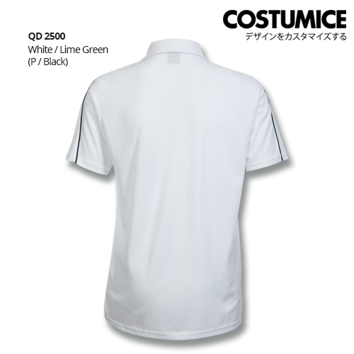 Costumice Design Dri Fit Polo Qd2500 White Back