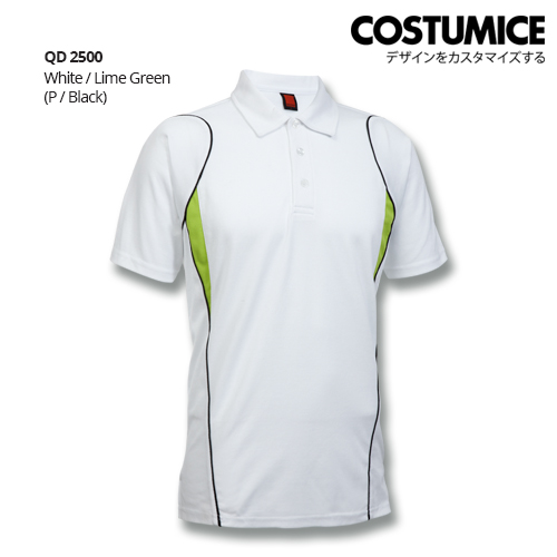 Costumice Design Dri Fit Polo Qd2500 White Front