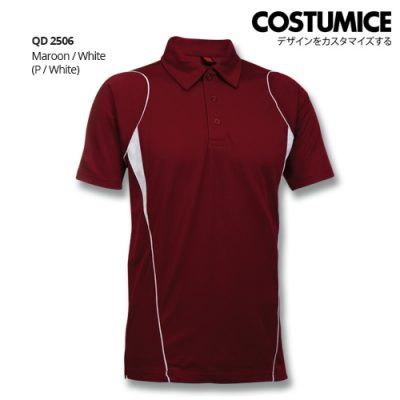 Costumice Design Dri Fit Polo Qd2506 Maroon