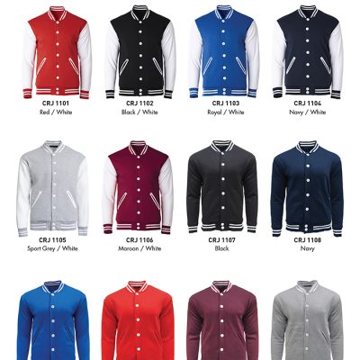 Crossrunner Crj1100 Varsity Jacket 2024 Color Options X Costumice Design