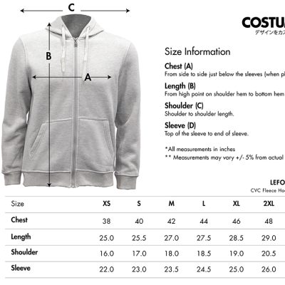 Lefonse-Fj01-Cvc-Fleece-Hoodie-With-Zip-2024-Size-Information-X-Costumice-Design