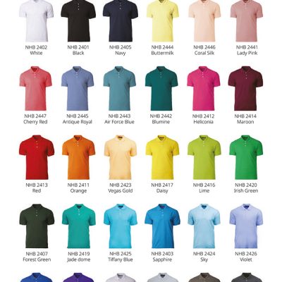North Harbour Nhb2400 Soft Touch Polo Shirt 220Gsm 2024 2025 Color Options X Costumice Design