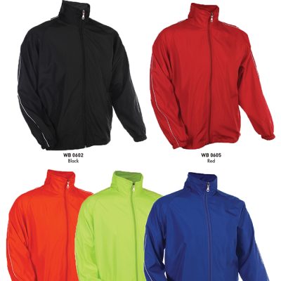 Oren Sport Wb06 Unisex Polyester Full-Zip Windbreaker Jacket 2025 Color Options X Costumice Design