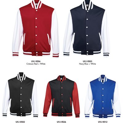Ultifresh Uvj05 Varsity Jacket 2024 Color Options X Costumice Design