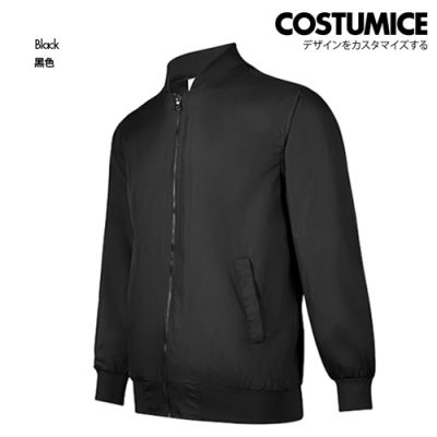 Costumice Design Bomber Zip Up Jacket Black S