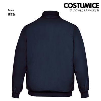 Costumice Design Bomber Zip Up Jacket Navy B