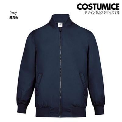 Costumice Design Bomber Zip Up Jacket Navy F