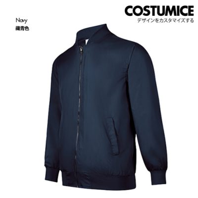 Costumice Design Bomber Zip Up Jacket Navy S