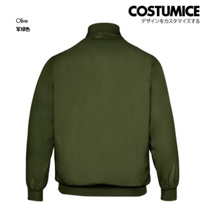 Costumice Design Bomber Zip Up Jacket Olive B