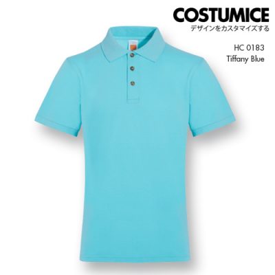 Costumice Design Honeycomb Cotton Polo Tiffany Blue