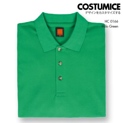 Costumice Design Honeycomb Cotton Polo Milo Green