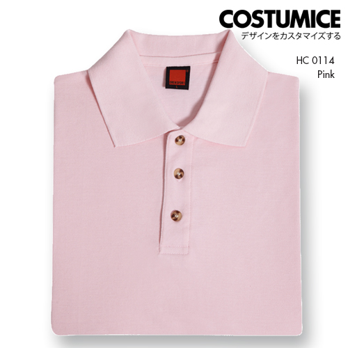 Costumice Design Honeycomb Cotton Polo Pink