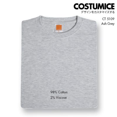 Costumice Design Comfy Cotton T Shirt Ash Grey