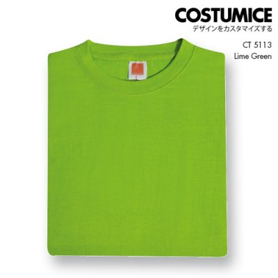 Costumice Design Comfy Cotton T Shirt Lime Green