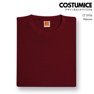 Costumice Design Comfy Cotton T Shirt Maroon