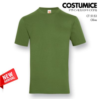 Costumice Design Comfy Cotton T Shirt Olive