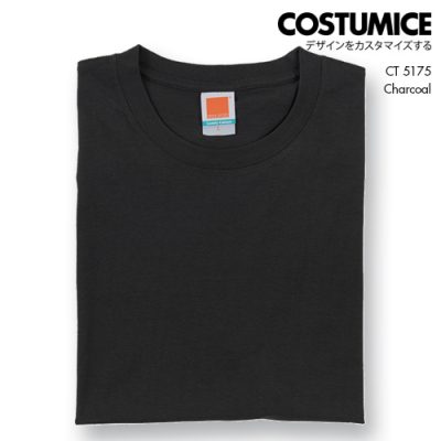 Costumice Design Comfy Cotton T Shirt Charcoal