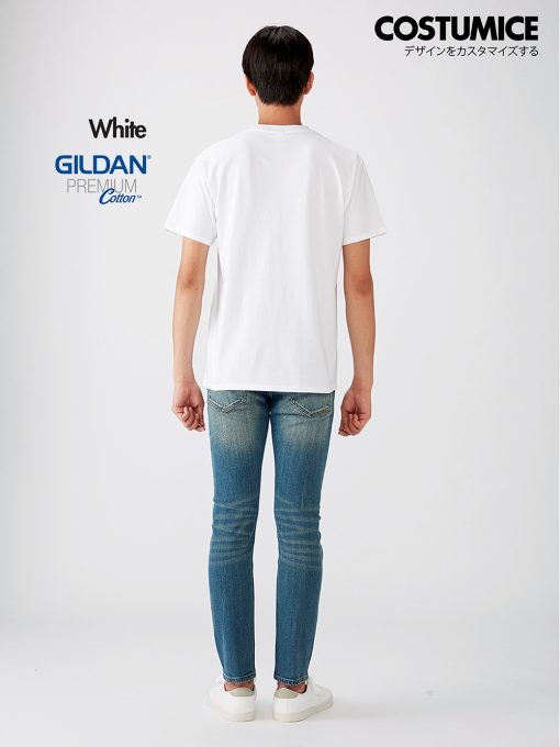 Costumice Design Premium Cotton T Shirt 11 White Back
