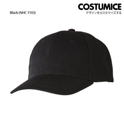 Costumice Design Acrylic Twill Cap Black