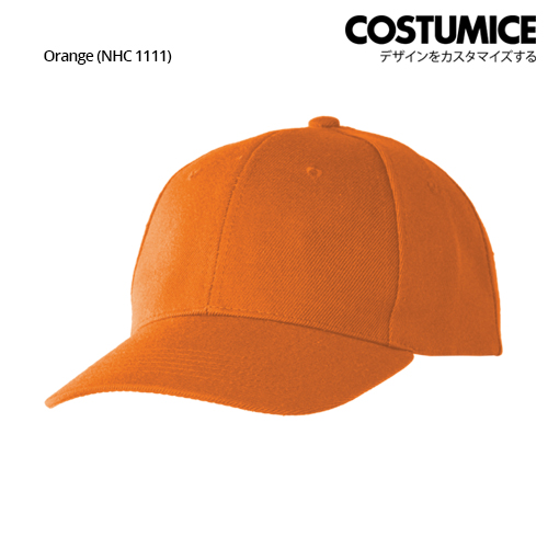 Costumice Design Acrylic Twill Cap Orange