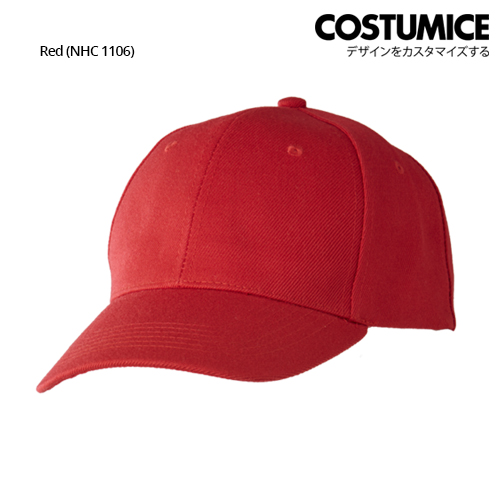 Costumice Design Acrylic Twill Cap Red