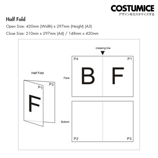 Half Fold Illustration