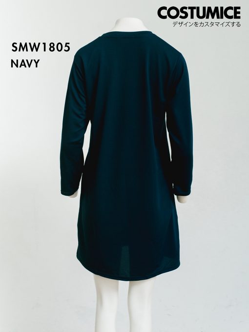 Sarra Obadiah Smw1805 Navy Back Costumice Design