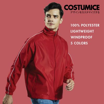 Red windbreaker hotsell men