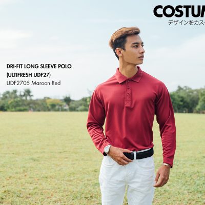 Dri-Fit Long Sleeve Polo Costumice Design