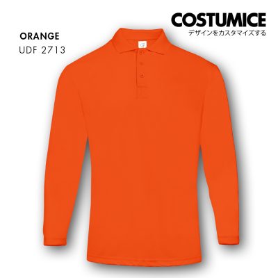 Dri Fit Long Sleeve Polo Udf2713 Orange