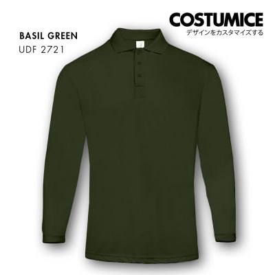 Dri Fit Long Sleeve Polo Udf2721 Basil Green