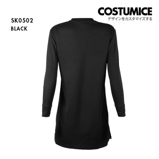 Oren Sport Costumice Design Quick Dry Muslimah Sk0502 Black Back