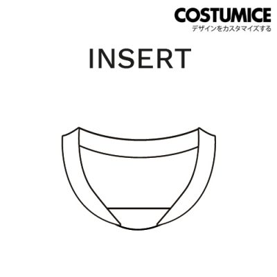 Sublimation Printing T Shirt Collar Insert Costumice Design