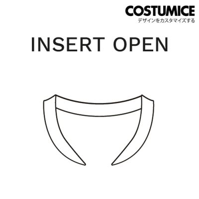 Sublimation Printing T Shirt Collar Insert Open Costumice Design