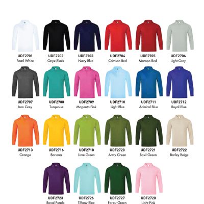 Ultifresh Udf27 Dri-Fit Long Sleeve Polo Shirt 2024 Color Options X Costumice Design