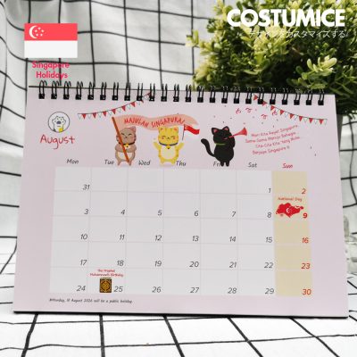 10 2026 Lovely Fortune Cats August