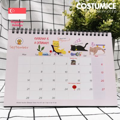 11 2026 Lovely Fortune Cats September