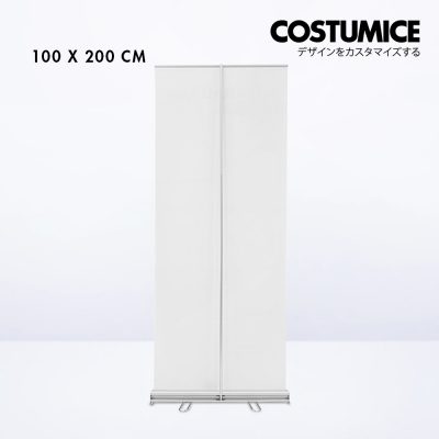 Display System With Print Roll Up Banner Costumice Design 1000X2000 Back