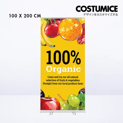 Display System With Print Roll Up Banner Costumice Design 1000X2000 Front