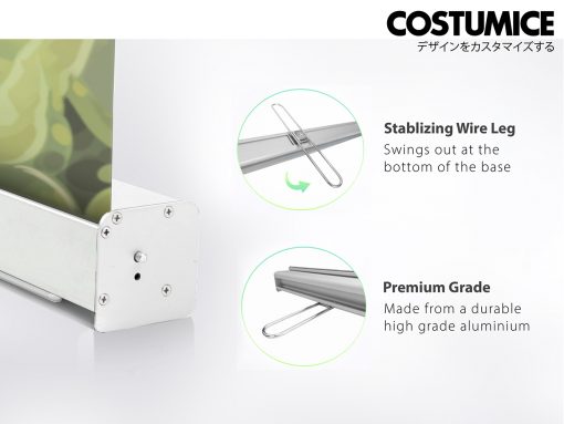 Display System With Print Roll Up Banner Costumice Design 4