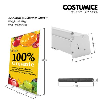 Display System With Print Roll Up Banner Costumice Design 5 1200X2000 Detail