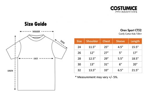 Customized Kids T-Shirt Costumice Design