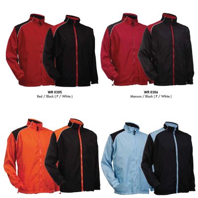 Oren Sport Wr03 Unisex Polyester Full-Zip Reversible Windbreaker Jacket 2024 Color Options X Costumice Design